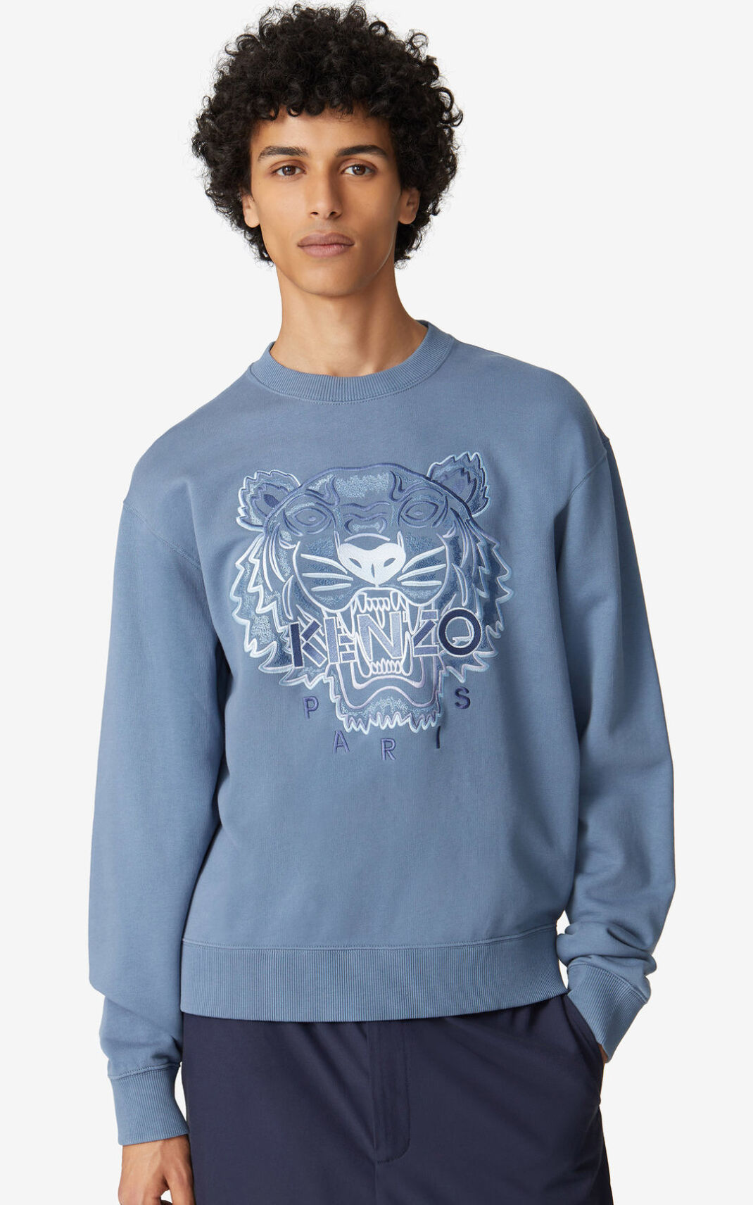 Sudadera Kenzo Tiger Hombre Azules YET340159